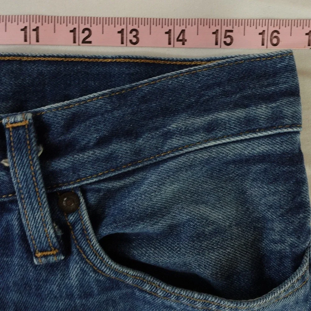 Levi's Japanese Jeans SZ 30/34 511 Selvedge Slim Fades Iconic Classic Casual